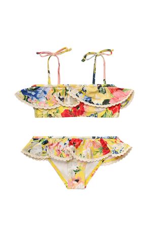 Bikini in Yellow Floral ZIMMERMANN KIDS | 6736WRS241YFL